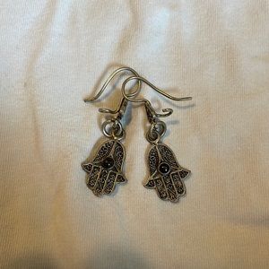 Ohm hands earrings